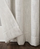 Wallis 52" x 84" Textured Linen Blend Sheer Curtain Panel