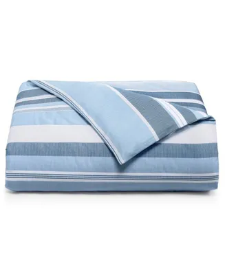 Charter Club Damask Designs Coastal Stripe 300 Thread Count Comforter Set, King, Created for Macy's
