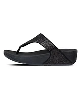 FitFlop Women's Lulu Glitter Toe-Thongs Sandal