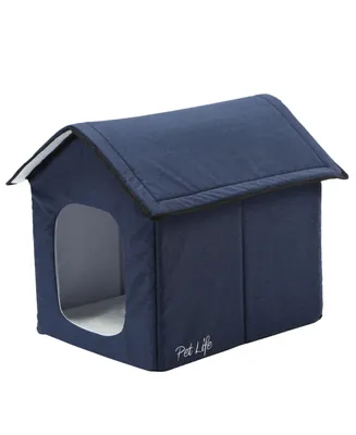 Pet Life "Hush Puppy" Electronic Heating and Cooling Smart Collapsible Pet House