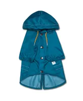 Touchdog Split-Vent Designer Water-resistant Dog Raincoat