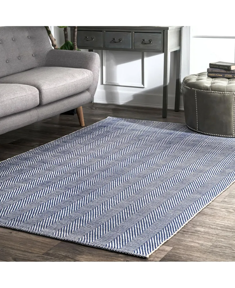 nuLoom Kimberely HMCO4A Navy 5' x 8' Area Rug