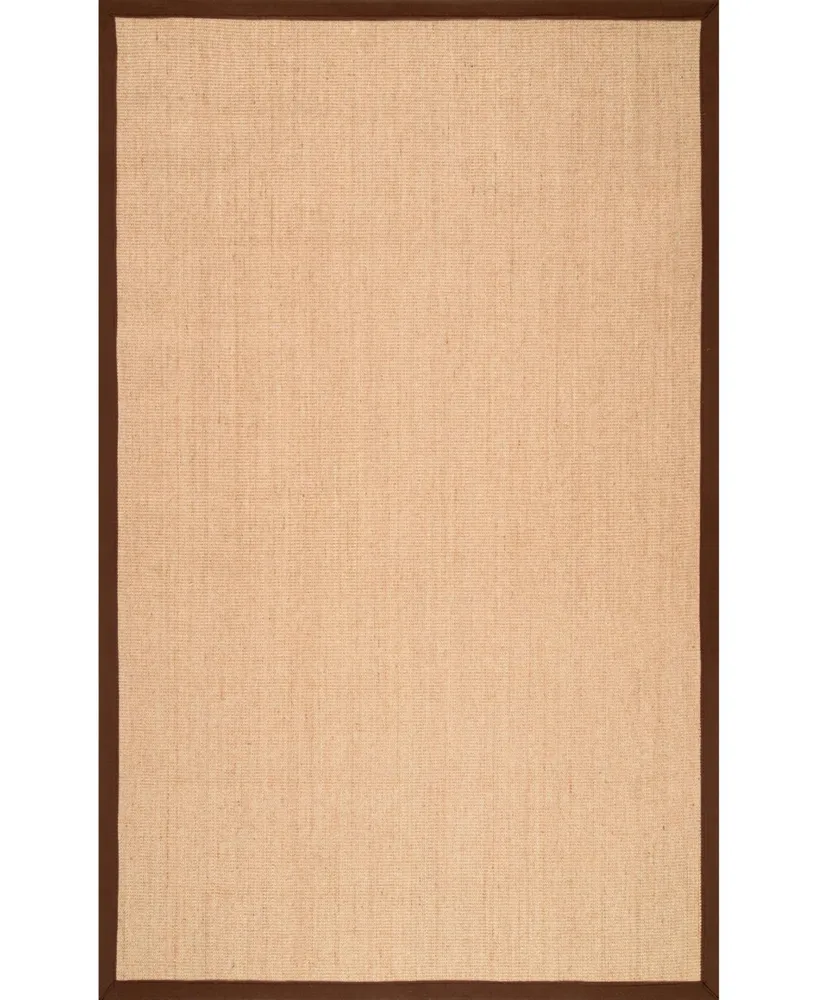 nuLoom Orsay ZHSS01E Brown 5' x 8' Area Rug