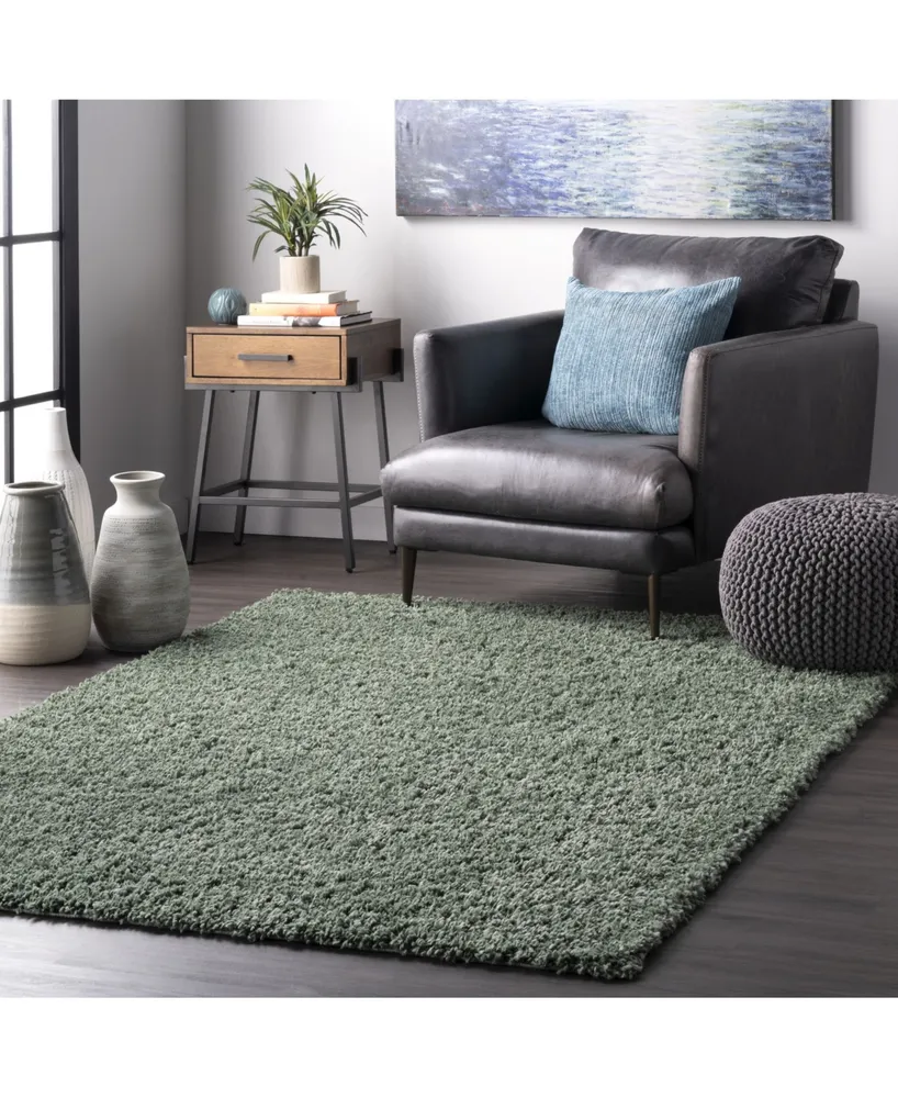 nuLoom Kara KKBX01G Green 4' x 6' Area Rug