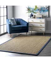 nuLoom Elijah BHSG01D Navy 3' x 5' Area Rug