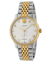 Gucci Unisex Swiss G-Timeless Two-Tone Pvd Stainless Steel Bracelet Watch 40mm - Two