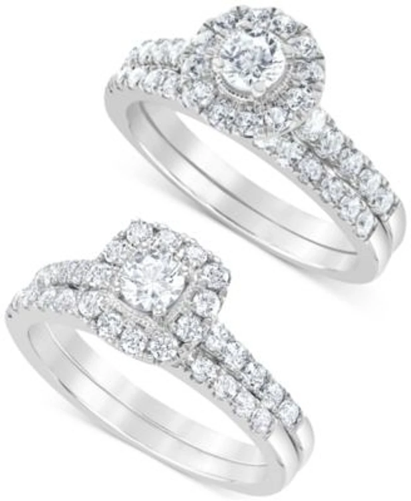 Halo Bridal Set Collection 1 Ct. T.W.