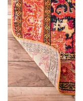 nuLoom Mackenzie KKCB10B Orange 2'6" x 12' Runner Rug