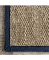 nuLoom Elijah BHSG01D Navy 3' x 5' Area Rug