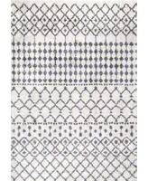 nuLoom Barbara GROC01A Beige 4' x 6' Area Rug