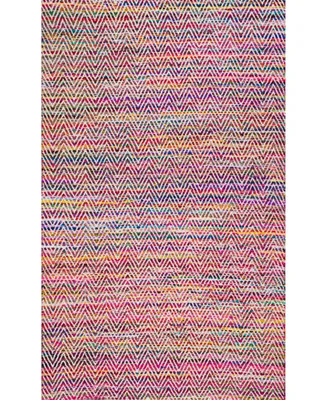 nuLoom Rochell VIAG01A Pink 4' x 6' Area Rug