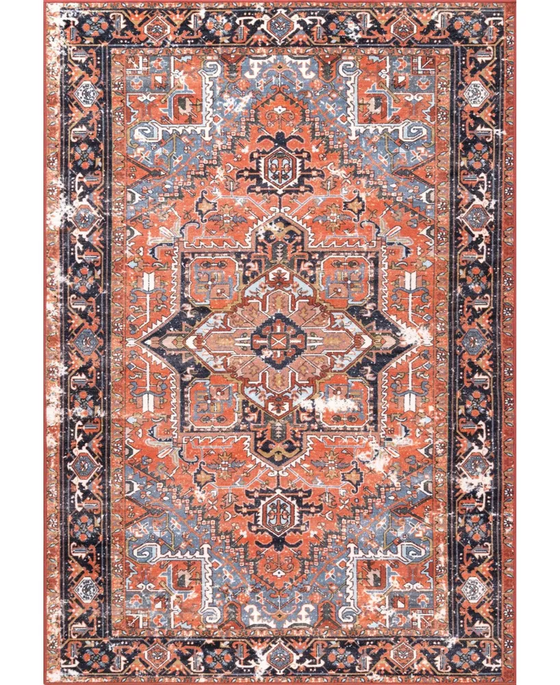 nuLoom Sherita DISA05A Rust 6'7" x 8'2" Area Rug