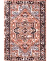 nuLoom Sherita DISA05A Rust 6'7" x 8'2" Area Rug