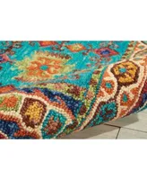 Nourison Home Vivid Viv09 Teal Rug