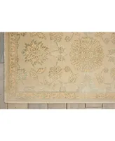 Nourison Home Luminance LUM04 Cream and Mint 3'5" x 5'5" Area Rug