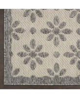 Nourison Home Cozumel CZM03 Cream 2'2" x 10' Runner Rug