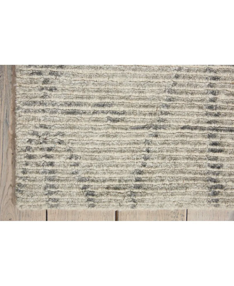 Nourison Home Ellora ELL02 Gray 5'6" x 7'5" Area Rug