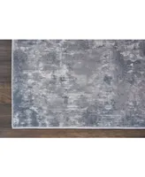 Nourison Home Rustic Textures RUS05 Gray 5'3" x 7'3" Area Rug