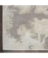 Nourison Home Etchings Etc03 Gray Rug