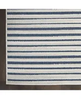 Nourison Home Key Largo KLG01 Blue 8'10" x 11'10" Outdoor Area Rug