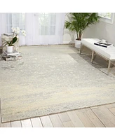 Nourison Home Luminance LUM10 Silver 3'5" x 5'5" Area Rug