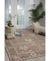 Nourison Home Aldora ALD03 Gray 5'6" x 8' Area Rug