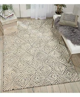 Nourison Home Deco Mod 37226 Gray Ivory Rug
