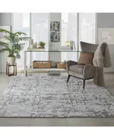 Nourison Home Symmetry SMM03 Ivory 8'6" x 11'6" Area Rug