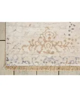 Nourison Home Aldora ALD12 Beige 5'6" x 8' Area Rug