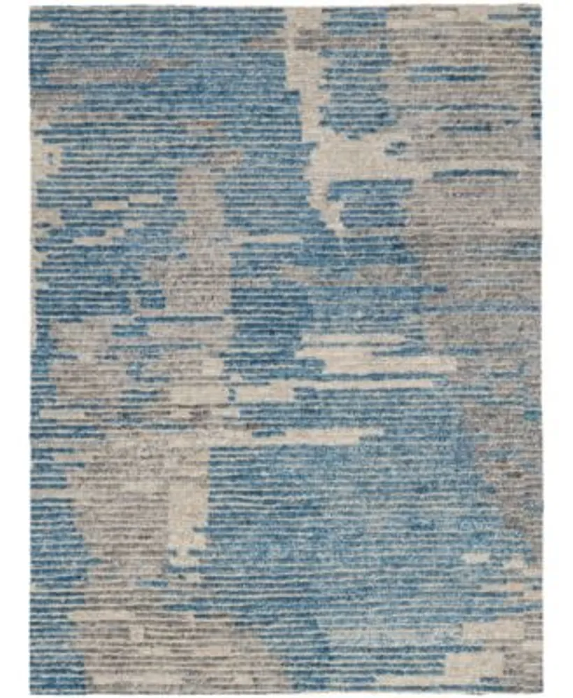 Nourison Home Ellora Ell01 Blue Rug