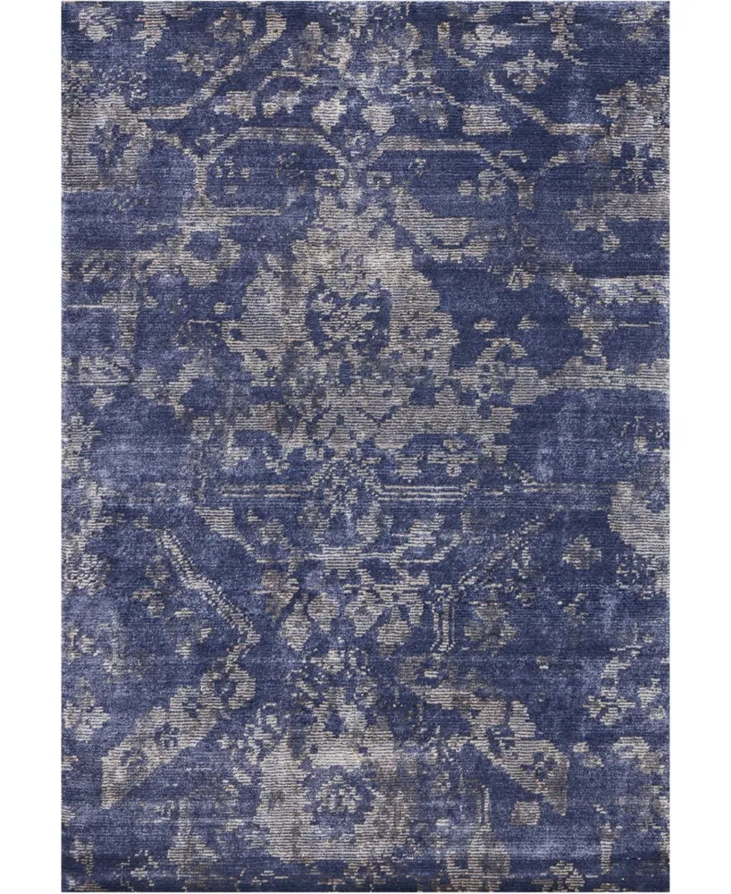 Nourison Home Lucent LCN06 Blue 3'9" x 5'9" Area Rug