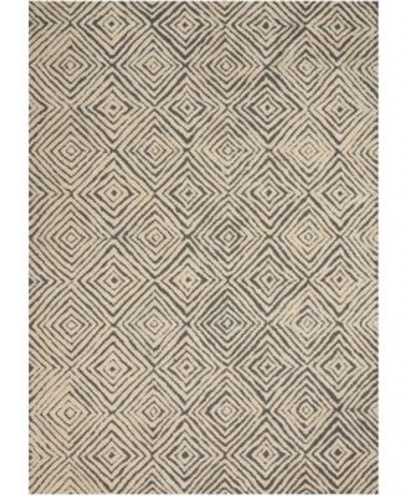 Nourison Home Deco Mod 37226 Gray Ivory Rug