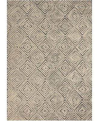 Nourison Home Deco Mod 37226 Gray Ivory Rug