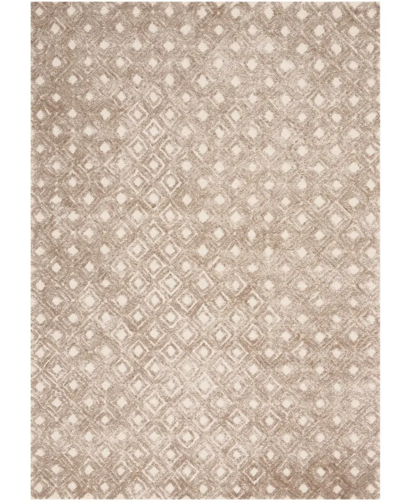 Nourison Home Deco Mod DEC02 Taupe 5'3" x 7'4" Area Rug