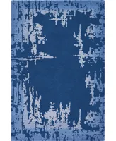 Nourison Home Symmetry SMM02 Navy 3'9" x 5'9" Area Rug