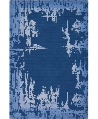 Nourison Home Symmetry Smm02 Navy Rug