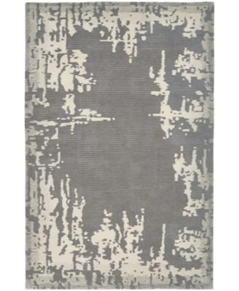 Nourison Home Symmetry Smm02 Gray Beige Rug