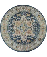 Nourison Home Ankara Global Anr11 Blue Multi Rug