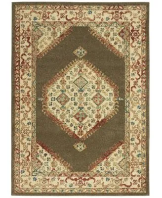 Nourison Home Traditional Antique Trq03 Brown Rug