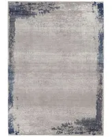 Nourison Home Etchings Etc01 Gray Navy Rug