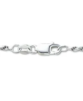 Giani Bernini Sterling Silver Necklace, 16" Diamond Cut Rope Chain