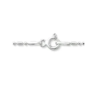 Giani Bernini Sterling Silver Necklace, 24" Dot Dash Link