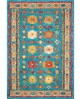 Nourison Home Vivid VIV09 Teal 4' x 6' Area Rug