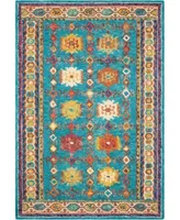 Nourison Home Vivid Viv09 Teal Rug