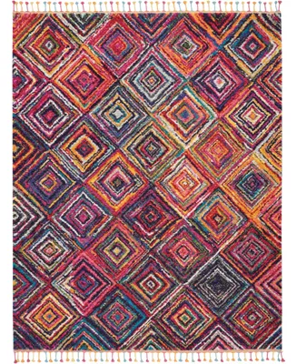 Nourison Home Nomad NMD01 Red and Multi 7'10" x 10'6" Area Rug