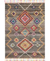 Nourison Home Nomad NMD05 Gray 7'10" x 10'6" Area Rug