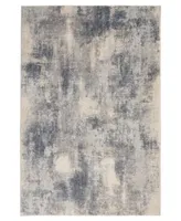 Nourison Home Rustic Textures Rus02 Blue Ivory Rug