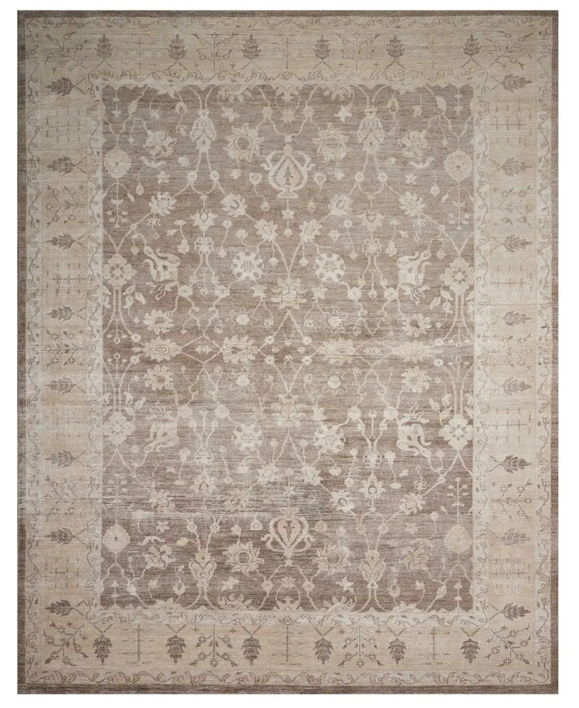 Nourison Home Aldora ALD09 Sand 5'6" x 8' Area Rug