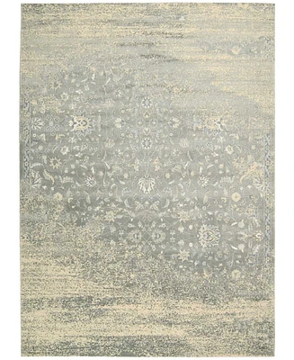 Nourison Home Luminance LUM10 Silver 3'5" x 5'5" Area Rug