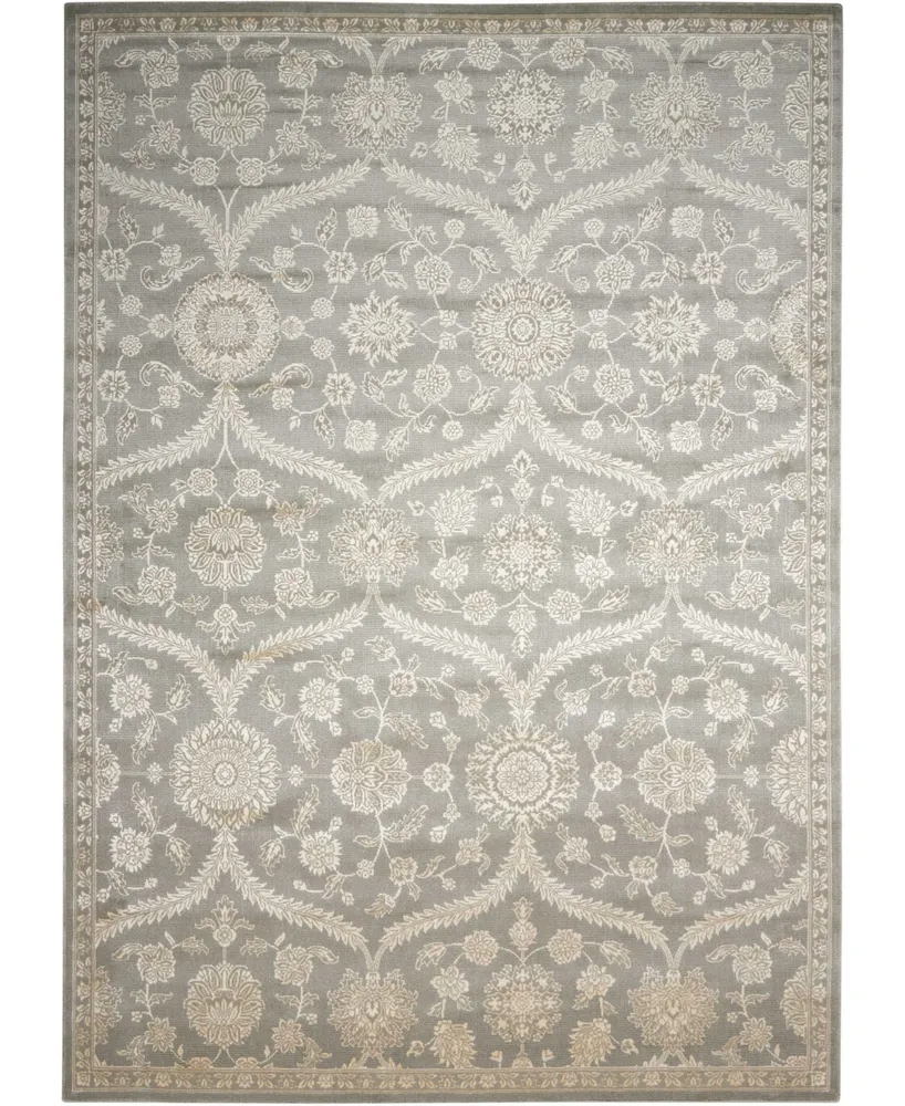 Nourison Home Luminance LUM04 Gray 5'3" x 7'5" Area Rug